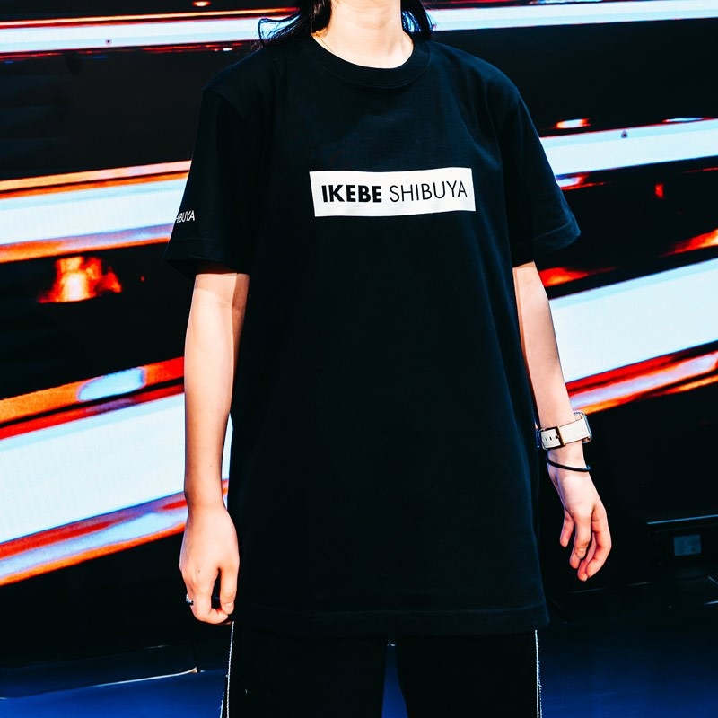 Ikebe Original IKESHIBU BLOCK LOGO TEE / BLACK / M SIZE