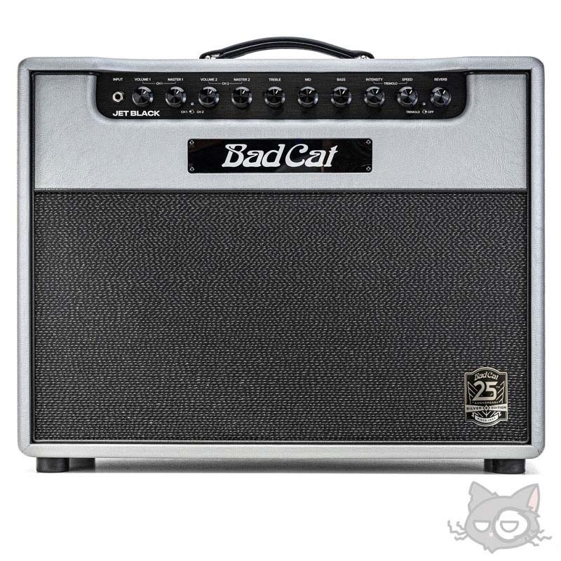 Bad Cat JET BLACK BAD CAT 25TH ANNIVERSARY LIMITED EDITION 1x12 Combo