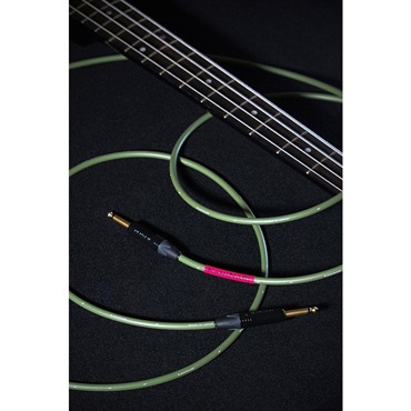 KAMINARI Electric Bass Cable K-BC2-3SS [エレクトリックベース専用ケーブル] (3M/SS) 【初回限定で特製ポーチ付属】