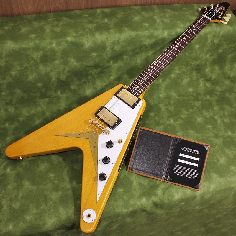 Gibson 【USED】1958 Korina Flying V Reissue VOS Natural w/White Pickguard SN. 831296