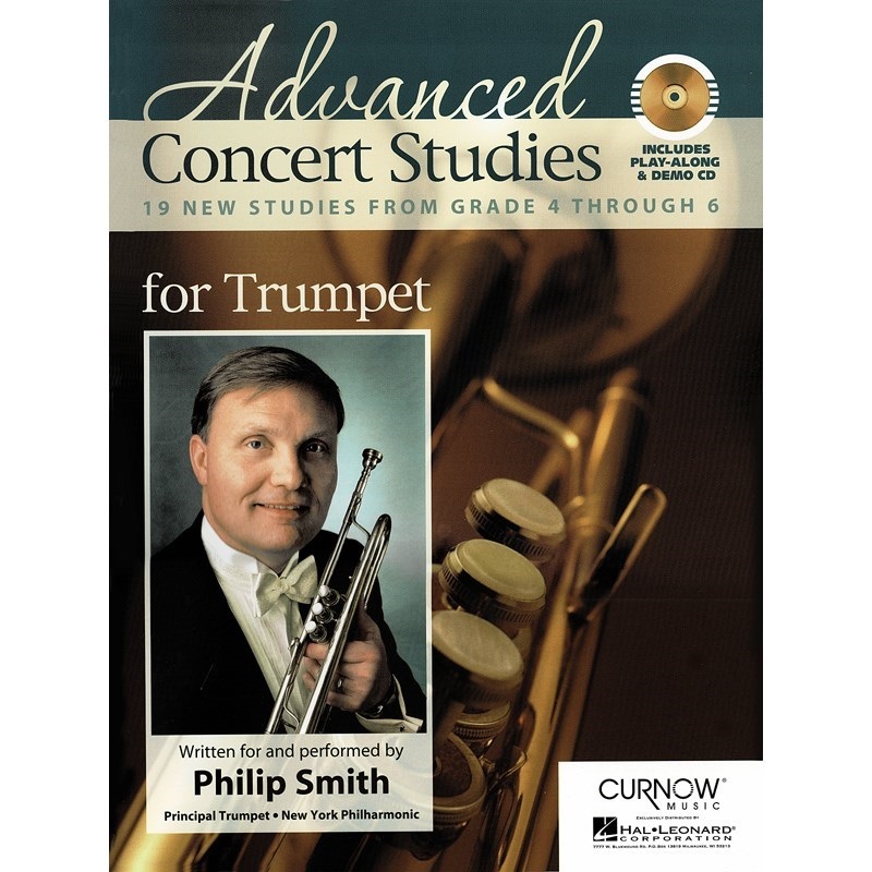 Hal Leonard スミス ： トランペットのための演奏会用練習曲集 上級編 / 19の新しい練習曲 (グレード4-6) / CD付