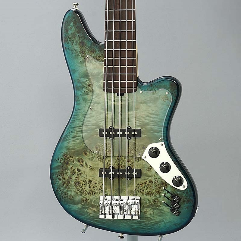 L.E.H. Guitars The Offset 5 (Cottonwood Burl Top / Peacock Blue Burst) 【特価】  ｜イケベ楽器店オンラインストア