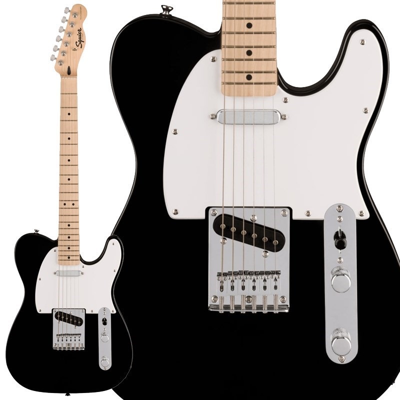 Squier by Fender Squier Sonic Telecaster(Black/Maple Fingerboard)