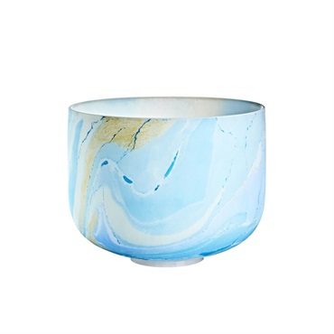 MEINL MCSB10G [Marble Crystal Singing Bowls 10'' / Throat Chakra - G4]