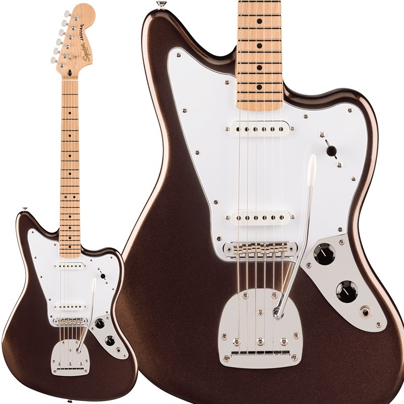 Squier by Fender Affinity Series Jaguar (Metallic Brown / Maple Fingerboard)