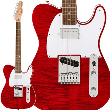 Squier by Fender Affinity Series Telecaster FMT SH (Crimson Red Transparent / Laurel Fingerboard)