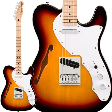 Squier by Fender Affinity Series Telecaster Thinline (3-Color Sunburst / Maple Fingerboard)