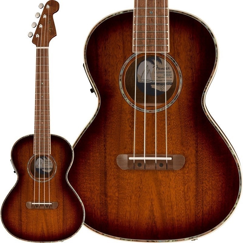 Fender Acoustics 【数量限定特価】【クリスマススペシャルSALE】 Montecito Tenor Ukulele (Shaded Edge Burst) フェンダー