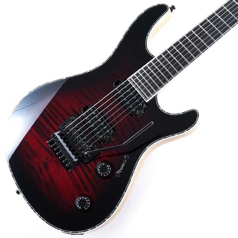 MAYONES Regius 8 Trans Graphite Burst Gloss w/Center Dots ｜イケベ楽器店オンラインストア