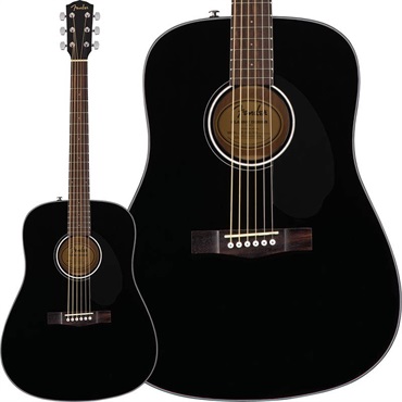 Fender Acoustics 【数量限定特価】【クリスマススペシャルSALE】 Fender CD-60S DREADNOUGHT（BLACK） フェンダー