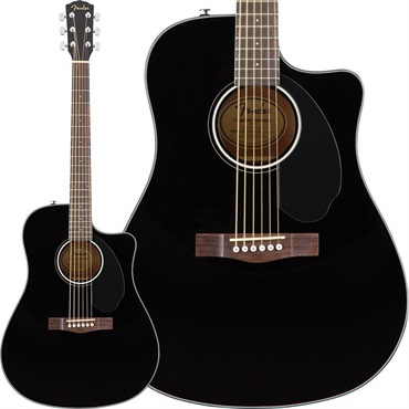 Fender Acoustics 【数量限定特価】【クリスマススペシャルSALE】 Fender CD-60SCE Dreadnought (Black) フェンダー