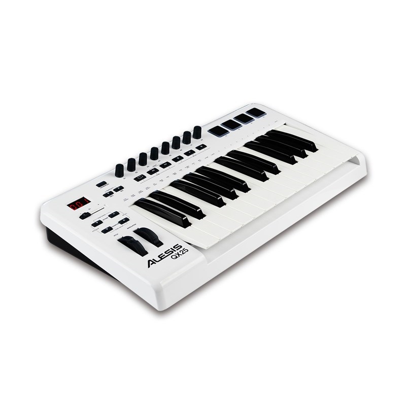 ALESIS QX25 White (フルサイズ25鍵USB-MIDIコントローラー)【アウトレット特価品】