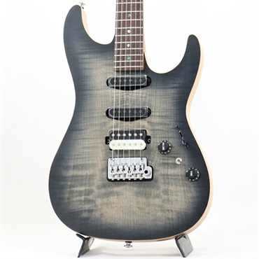 Ibanez Prestige TQM2-CUF (Charcoal Black Burst Flat) [Tom Quayle Model]