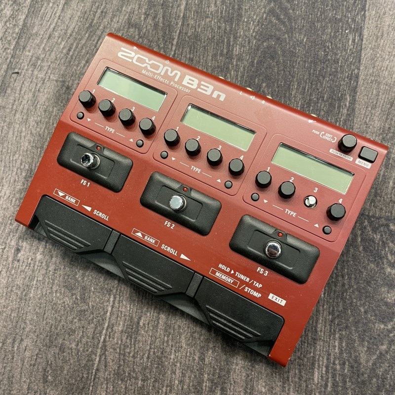 ZOOM 【USED】 B3n B3next Multi-Effects Processor for Bass ｜イケベ楽器店オンラインストア