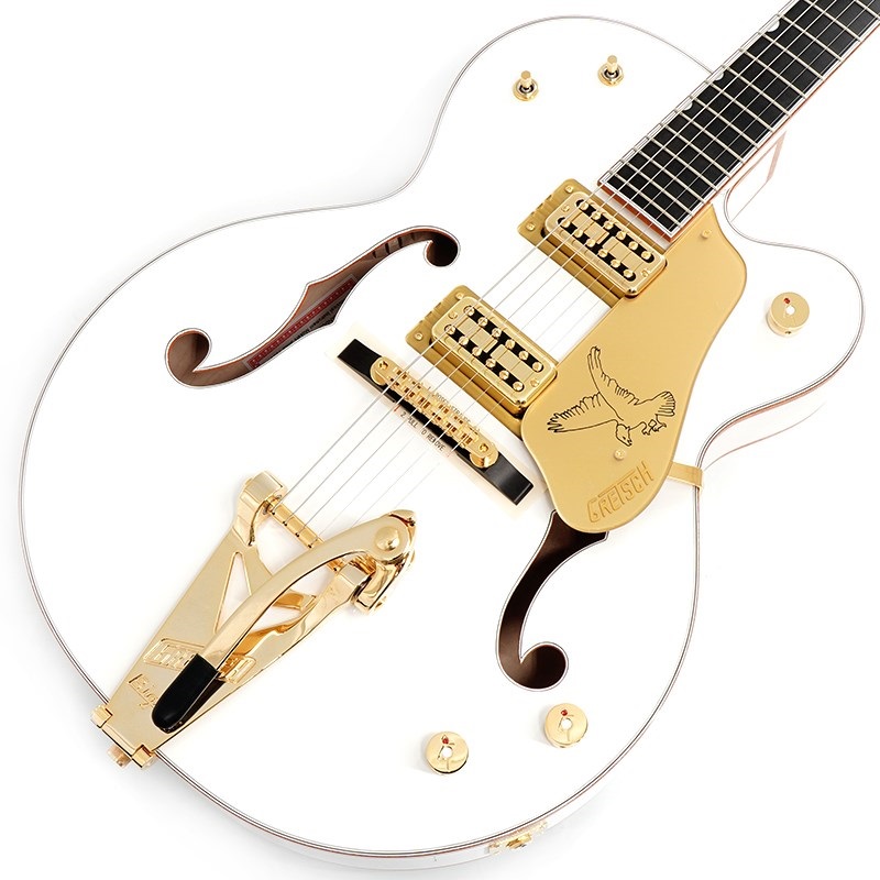 GRETSCH G6136TG Limited Edition Falcon Jr. with Bigsby (White/Ebony Fingerboard)