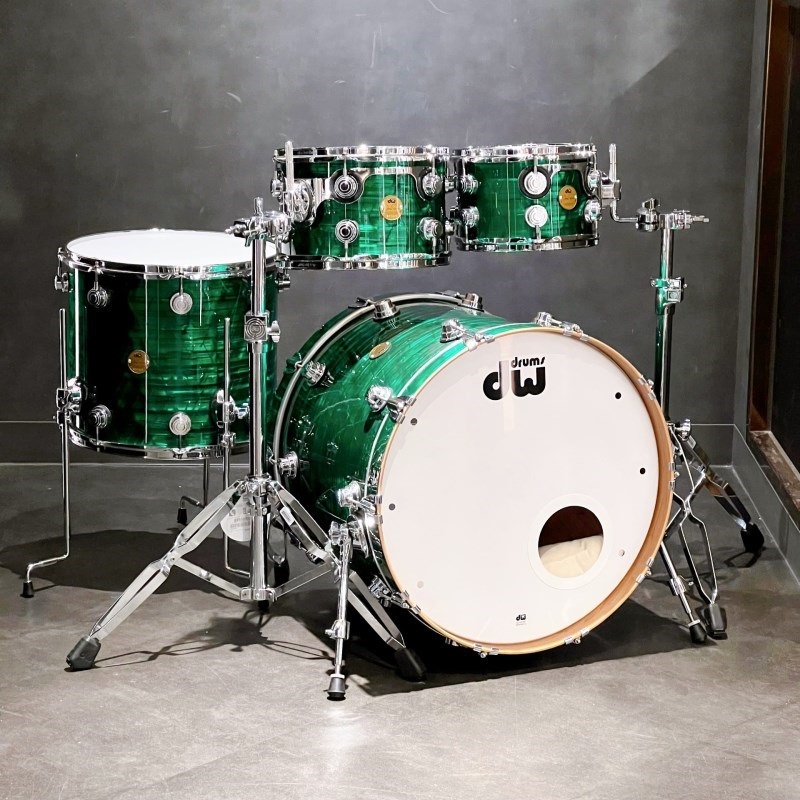 dw Jazz Series 4pc Drum Kit [BD22，FT16，TT12＆10][Emerald Onyx Finish  Ply]【店頭展示特価品】 ｜イケベ楽器店オンラインストア