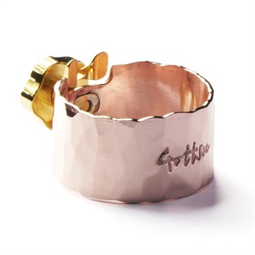 Gottsu ゴッツ アルトサックス/ラバー用 Copper Signature Ligature