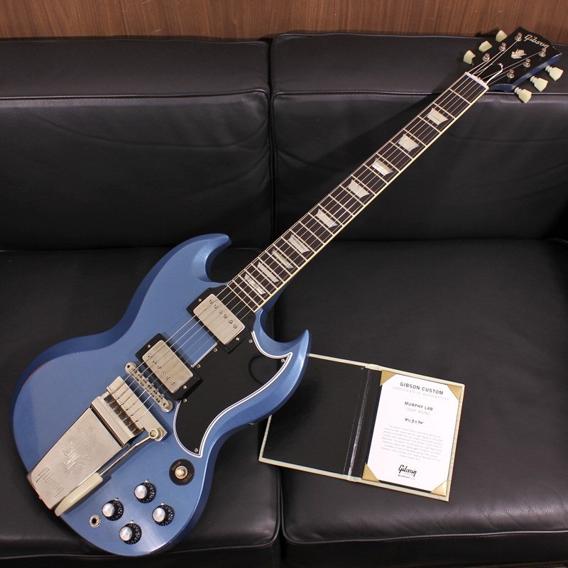 Murphy Lab 1964 SG Standard Reissue with Maestro Vibrola Light Aged Pelham Blue SN. 403094の商品画像