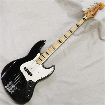 Fender USA Jazz Bass '72 Refinish Black/M w/ Black Block & Binding