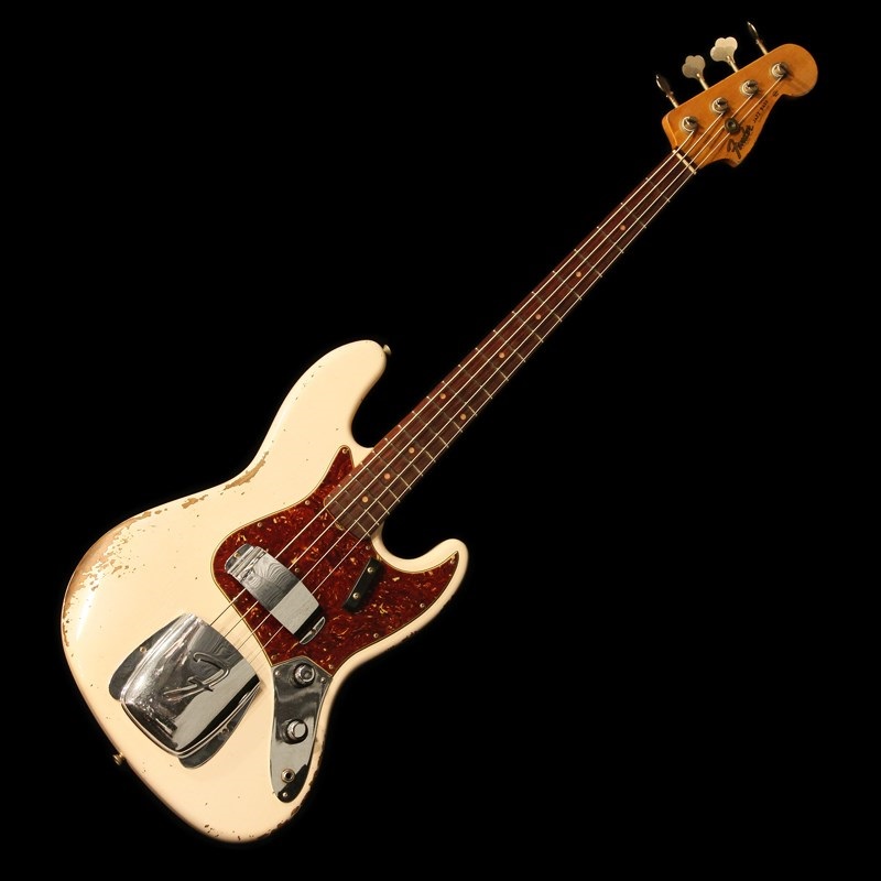 Fender Custom Shop 1961 Jazz Bass Heavy Relic (Super Faded Aged Shell Pink - Non Matching Headstock)