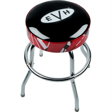 EVH EVH LOGO BARSTOOL WITH STRIPED TRIM 24inch (#0227297024)