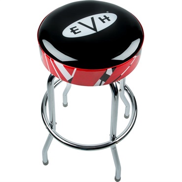 EVH EVH LOGO BARSTOOL WITH STRIPED TRIM 30inch (#0227297030)