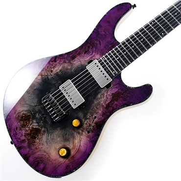 MAYONES Regius 7 Custom (4A Eye Poplar Top / Purple Supernova Gloss)