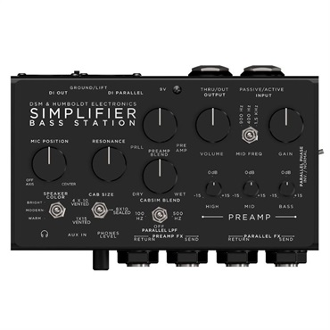 DSM & HUMBOLDT ELECTRONICS 【10月以降入荷予定、ご予約受付中】 SIMPLIFIER BASS STATION [Bass Preamp D.I.]