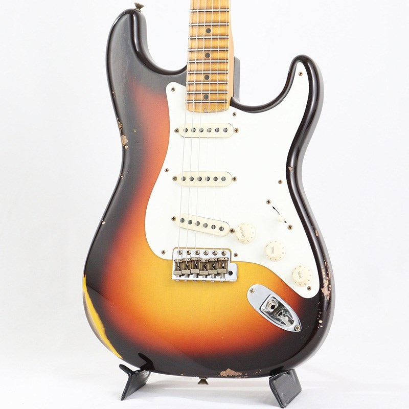 Fender Custom Shop 2022 Custom Collection 1958 Stratocaster Relic  (Faded/Aged Chocolate 3-Color Sunburst) [SN.CZ577252] 【特価】 ｜イケベ楽器店オンラインストア