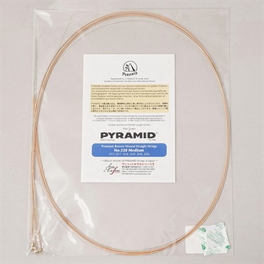 PYRAMID Premium Bronze Wound Straight Strings #328 Midium