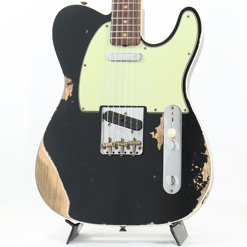 2024 Collection Time Machine 1960 Telecaster Custom Heavy Relic (Aged Black) [SN.CZ576720]