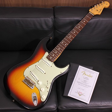 Fender Custom Shop MBS 1961 Stratocaster Journeyman Relic 3-Color Sunburst Master Built by Austin MacNutt SN. AM0102