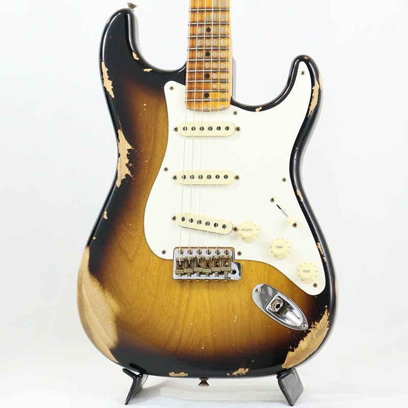 Fender Custom Shop 2024 Collection Time Machine 1957 Stratocaster Heavy  Relic (Faded/Aged 2-Color Sunburst) [SN.CZ577489] ｜イケベ楽器店オンラインストア