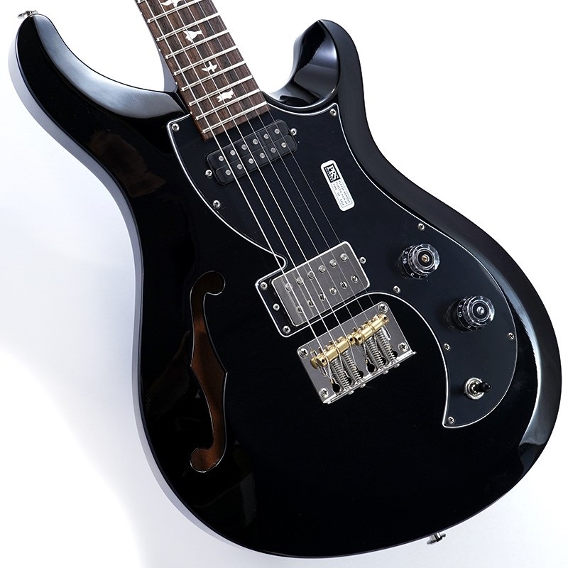 P.R.S. 2024 S2 Vela Semi-Hollow (Black)