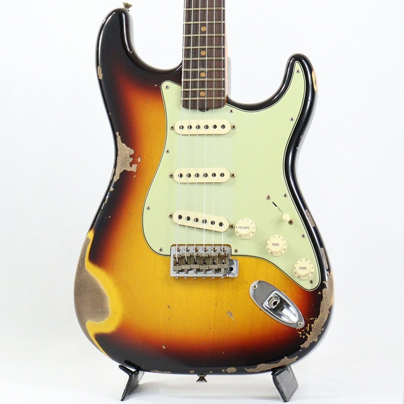 Fender Custom Shop 2023 Collection Time Machine 1960 Stratocaster Heavy Relic (Aged 3-Color Sunburst) [SN.CZ572236]