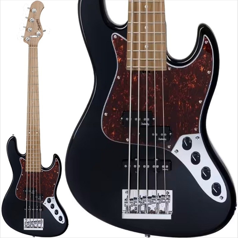 MetroExpress 21-Fret Hybrid P/J Bass 5st (BLK/MP)の商品画像