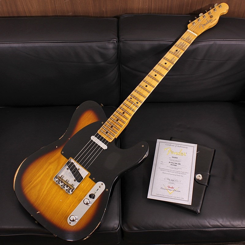 2024 Time Machine 1954 Telecaster Relic 2-Color Sunburst SN. R137059【Color Order Model】の商品画像