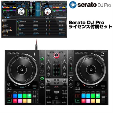 HERCULES DJCONTROL INPULSE 500 + Serato DJ Pro ライセンスSET【台数限定本体保護カバープレゼント】