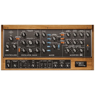 Universal Audio 【Universal Audio HOLIDAY SALE】Moog Minimoog [UAD Native Plugin] (オンライン納品)(代引不可)