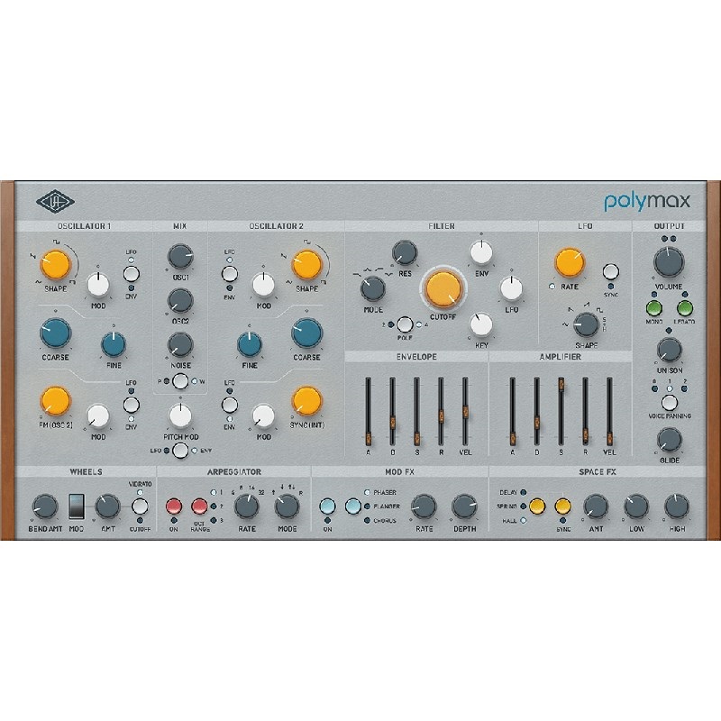 Universal Audio 【Universal Audio HOLIDAY SALE】PolyMAX Synth [UAD Native Plugin] (オンライン納品)(代引不可)