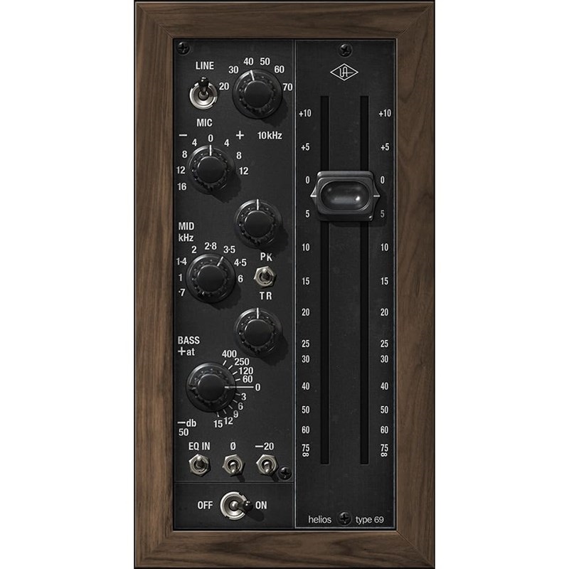 Universal Audio 【Universal Audio HOLIDAY SALE】UAD Helios Type 69 Preamp and EQ Collection [UAD Native Plugin] (オンライン納品)(代引不可)