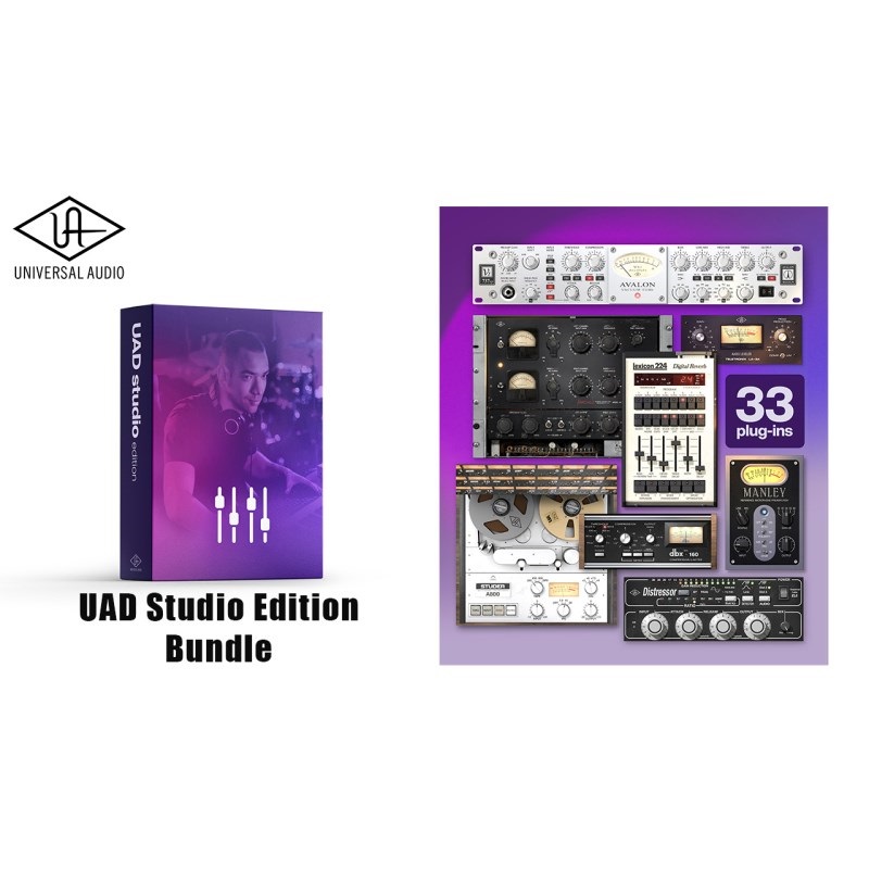 Universal Audio 【Universal Audio HOLIDAY SALE】UAD Studio Edition Bundle [UAD Native Plugin] (オンライン納品)(代引不可)