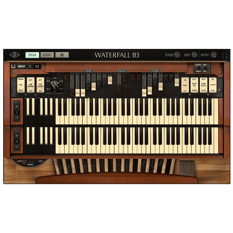 Universal Audio 【Universal Audio HOLIDAY SALE】Waterfall B3 Organ [UAD Native Plugin] (オンライン納品)(代引不可)