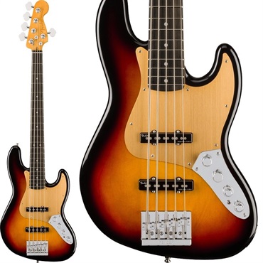 Fender USA American Ultra II Jazz Bass V (Ultraburst/Ebony)