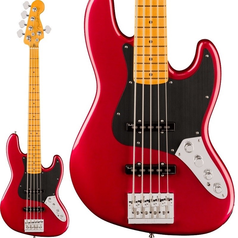 American Ultra II Jazz Bass V (Sinister Red/Maple)の商品画像