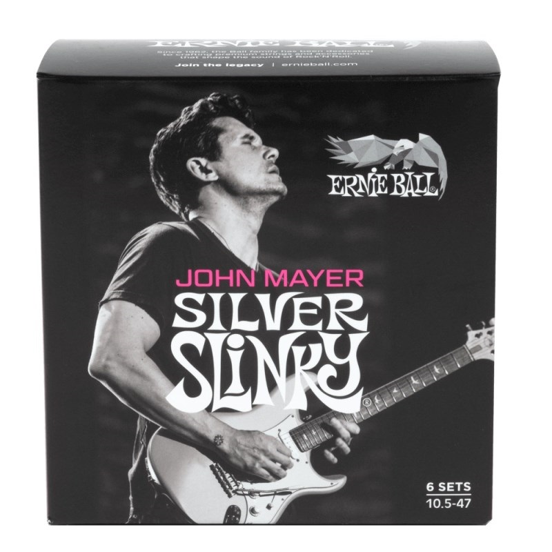 John Mayer Silver Slinky Signature Electric Guitar Strings 6Pack 10.5-47  [#3817]の商品画像