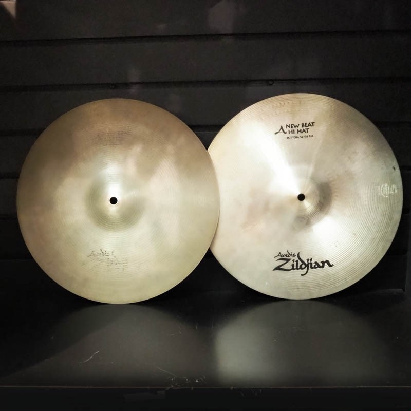 Zildjian 【USED】A Zildjian New Beat HiHat 14 pair [Top:1164g/Bottom:1536g]