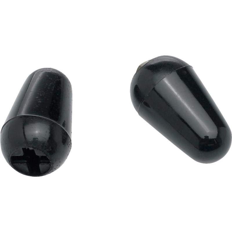 Fender USA Stratocaster Switch Tips Black (2個入り) [0994939000]