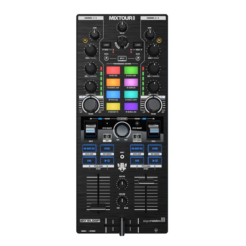 reloop Mixtour Pro 【djay Proアプリ対応DJコントローラー】 ｜イケベ楽器店オンラインストア