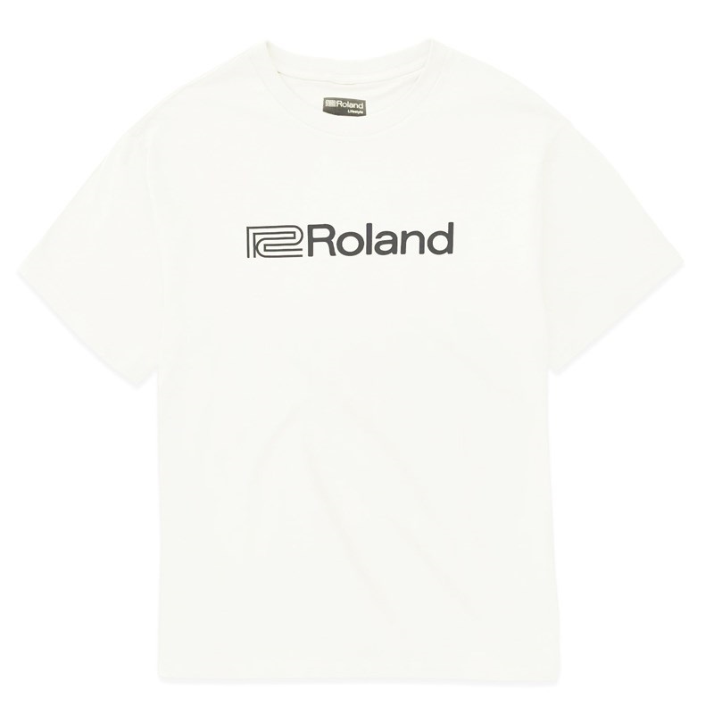 Roland RLS-TRLOGO-NLM RHYTHM LOGO T-SHIRT NATURAL / M SIZE